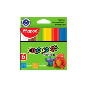 PLASTILINA PARA MODELAR X  6 UNID. MAPED