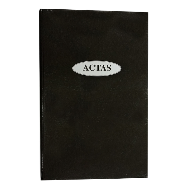 LIBRO DE ACTAS CORONA RAB ( GRANDE ) T-D