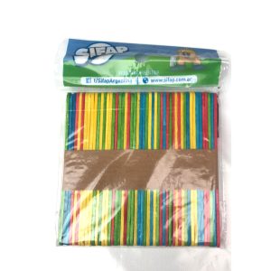 PALITO DE HELADO COLOR PAQ. X 50 SIFAP