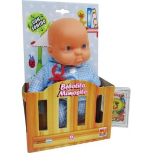 Bebotito chico en caja cuna con sonido- BV-7004