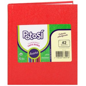 CUADERNOS X 42HJS T-D POTOSI  CUADRICULADO