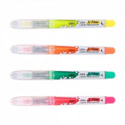 RESALTADOR X - FLOW PUNTA BISELADA FINA TINTA LIQUIDA