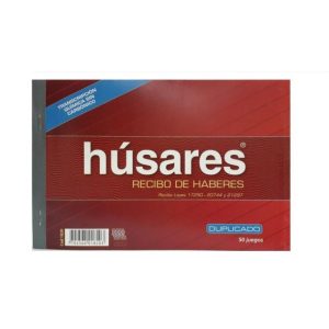 TALONARIO RECIBO DE SUELDOS Y HABERES HUSARES 1820