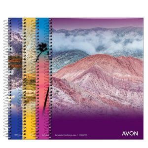 CUADERNO ESPIRAL UNIVERSITARIO 29,7 X 86 HJS AMERICA AVON
