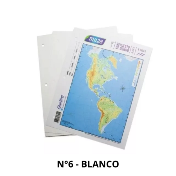 REPUESTO DE DIBUJO Nro6 1028 x 8HJS