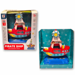 JUEGO DE BARCO A PILA "PIRATE SHIP" CON LUZ Y SONIDO