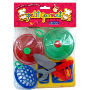 SET COCINA CON OLLAS Y CUBIERTOS