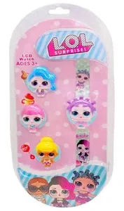 RELOJ PERSONAJE  X 3 CAMBIABLE