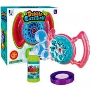 PISTOLA DE BURBUJAS MULTIPLES, 12 SALIDAS SIMULTAN  21CM LAR