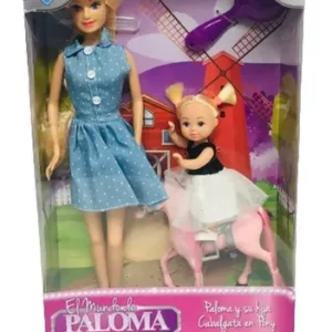 PALOMA HIJA Y PONY