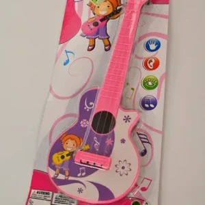 GUITARRA  ROSADA  EN BLISTER