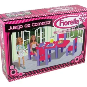 JUEGO D/COMEDOR P/MU?ECAS FIORELLA CAJA