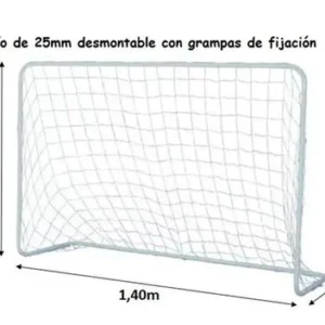 ARCO DE FUTBOL GRANDE ESTRUCTURA DE 1.40m x 1.20m X 0,65m