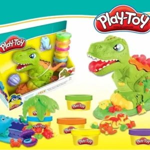 JUEGO DE MASAS CON FORMA DE DINOSAURIO