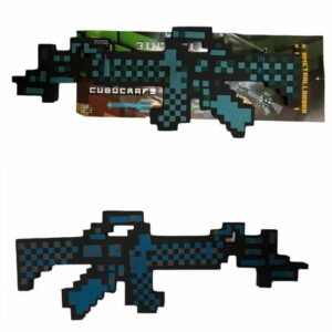 GOMA EVA DE MINECRAFT "AMETRALLADORA"