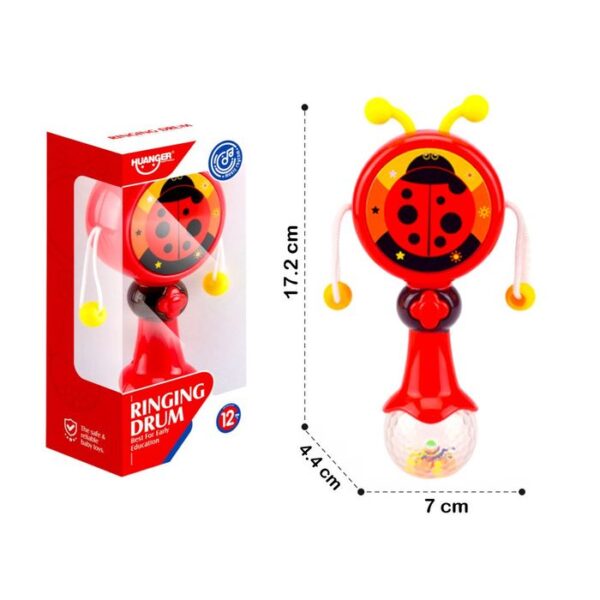 SONAJERO MARACA CON LUZ  Y SONIDO