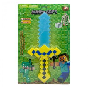 ESPADA MINECRAFT CON LUZ Y SONIDO 1300