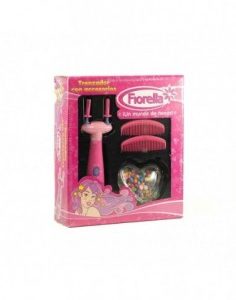 SET DE TRENZADOR FIORELLA C/ ACC C/ PELO Y BIJOU/ CAJA VISOR