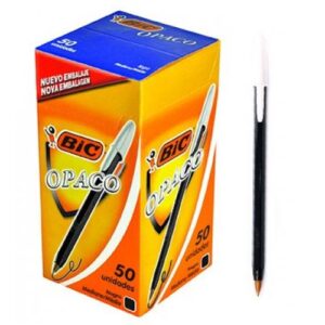 BOLIGRAFO BIC 1 MM (OPACO) NEGRO