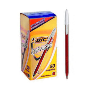 BOLIGRAFO BIC 1 MM (OPACO) ROJO