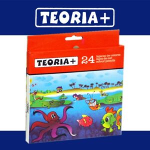 LAPIZ COLOR X 12 CORTO TEORIA MUY BUEN CALIDAD