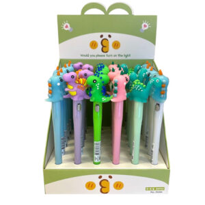BOLIGRAFO DINOSAURIO CON LUZ