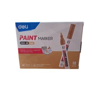 MARCADORES DE ESMALTE SINTETICO 2MM - CUERPO METALICO - DORADO