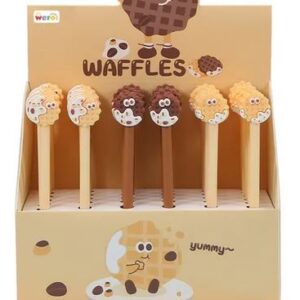 BOLIGRAFOS WAFFLES BORRABLE