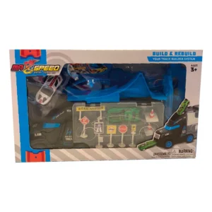 CAMION PORTA AUTOS CON PISTA