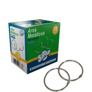 ARO DE METAL PARA CARPETA 70 MM