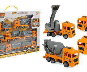 SET DE CAMIONES DE CONSTRUCCION PULL BACK