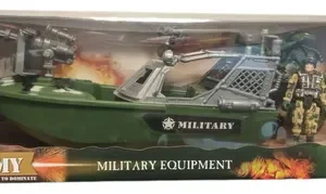 BARCO MILITAR + SOLDADO