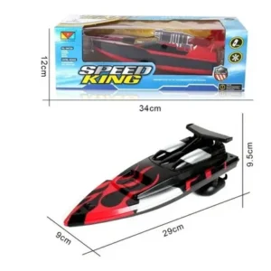 LANCHA R/C EN CAJA 28CM 2 COLORES