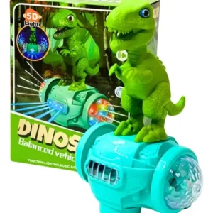 DINOSAURIO A PILA CON LUZ Y SONIDO EN CAJA
