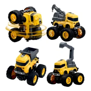 COCHE RUEDAS PATONAS CON LUZ Y SONIDO, PRESIONANDO EL BOTON