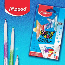 MARCADORES GLITTER X 10