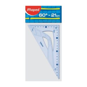 ESCUADRA 20 CM MAPED 60° ACRILICA