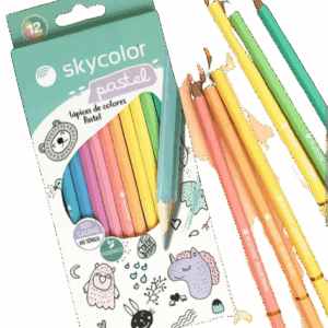 LAPIZ SKYCOLOR X 12 LARGOS PASTEL