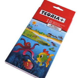 LAPIZ COLOR X 12 LARGO TEORIA MUY BUEN CALIDAD