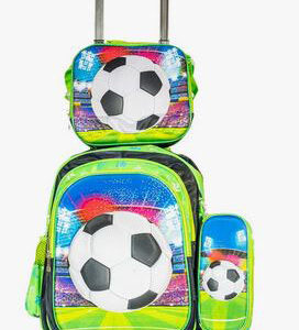 MOCHILA CARRO SET ESCOLAR MOCHILA+LUNCHERA+CANOPLA