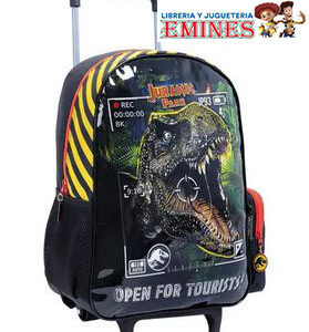 MOCHILA CARRO DINOSAURIO 16 " WABRO