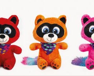 MAPACHE CON PAÑUELO 3 COLORES 20 CM