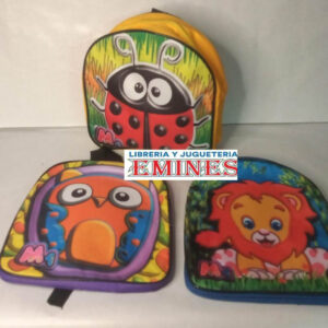 MOCHILA JARDIN PERSONAJE