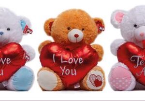 OSOS SURTIDOS CON CORAZON 60CM