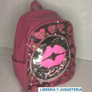 MOCHILA CON LENTEJUELA Y CON LUZ