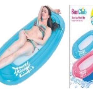 COLCHONETA INFLABLE CON GRAN RESPALDO Medidas: 185 cm x 100 cm