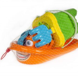 BARCO + BALDE + CERNIDOR + PALA Y RASTRILLO CHICO + 4 MOLDES