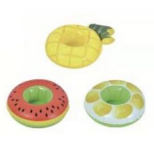 PORTAVASOS INFLABLES FORMA FRUTAS