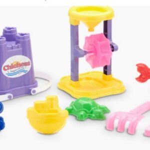 BALDE CASTILLO + MOLDES + PALA CHICO + 4 MOLDES