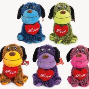 PERRITO FLUO C/CORA 5COL 30CM